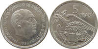 SPAIN 5 PESETAS FRANCISCO FRANCO (1939-1975) -