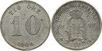 SWEDEN 10 ÖRE 1904 OSCAR II. (1872-1907) S