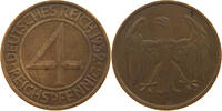 WEIMARER REPUBLIK 4 REICHSPFENNIG -