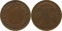 WEIMARER REPUBLIK 1 REICHSPFENNIG -