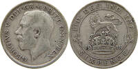GREAT BRITAIN SIXPENCE 1918 GEORGE V. (1910-1936) SS 15,00 EUR  zzgl. 7,50 EUR Versand