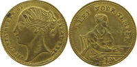 GREAT BRITAIN TOKEN VICTORIA (1837-1901) KEEP YOUR TEMPER VZ- 12,00 EUR  zzgl. 7,50 EUR Versand