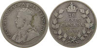 CANADA 10 CENTS GEORGE V. (1910-1936) -