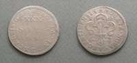 Frankreich 30 sols / 1/2 ecu Louis XIV ELSASS-STRASSBURG, STADT, Sehr selten