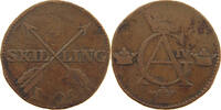 SWEDEN 1/4 SKILLING Gustav IV. Adolf (1792-1809) -