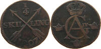 SWEDEN 1/4 SKILLING Gustav IV. Adolf (1792-1809) -