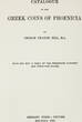 Phönizien Buch 1910 (1965) BMC British Museum Catalogue of Greek Coins Band XXVI: Phoenicia gut