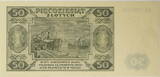 Polen 50 Zlotych 1948 Serienschein gebraucht