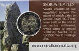 Malta 2 Euro 2020 Kulturelles Erbe - Tempel von Skorba in Coincard St in Coincard