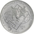 San Marino 5, 10 Euro 2004 R Auf die Fußballweltmeisterschaft 2006 in Deutschland PP (gekapselt)