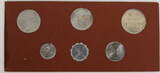 Israel 1,91 Lira 1976 Kursmünzensatz (KMS) st