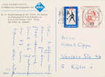 Deutschland, BRD Postkarte 1971 Hauptverwaltung der ARAL AG in Bochum und Grab von Carl Arnold Kortum gebraucht