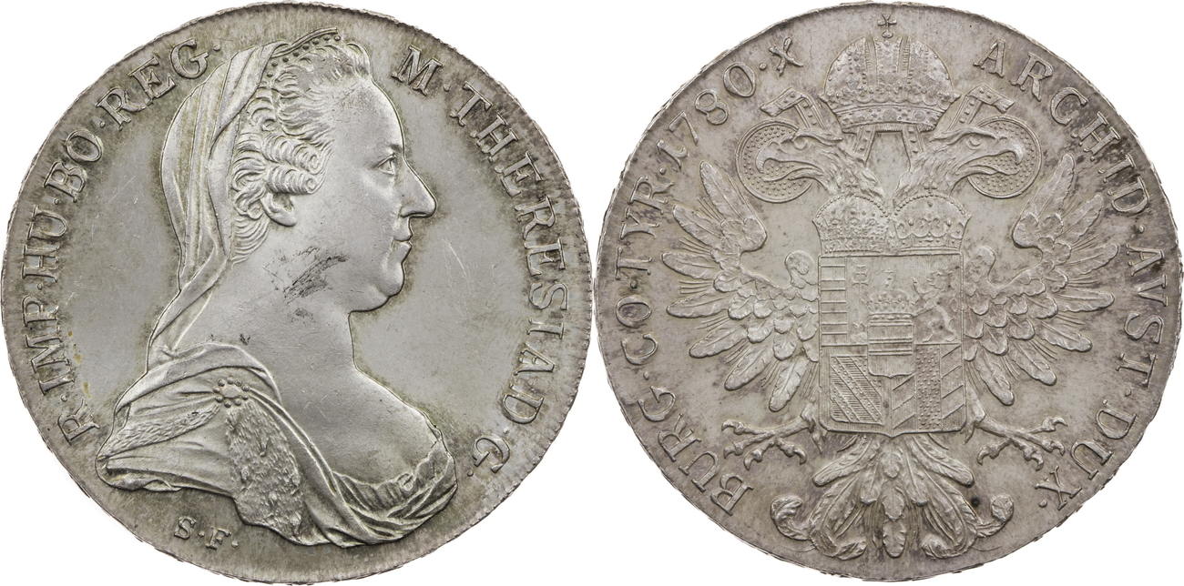 Maria Theresia Taler 1780 Wert In Euro Österreich Theresientaler 1780 X NP Maria Theresia Taler - offizielle