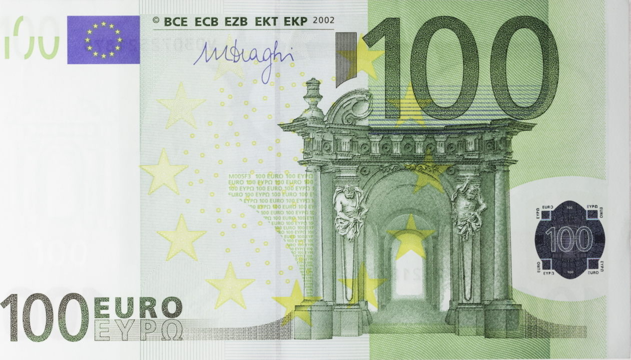 Europa 100 Euro 2002 Euro Banknote, 1. Serie Barock und Rokoko (2002-2012)  I kassenfrisch | MA-Shops
