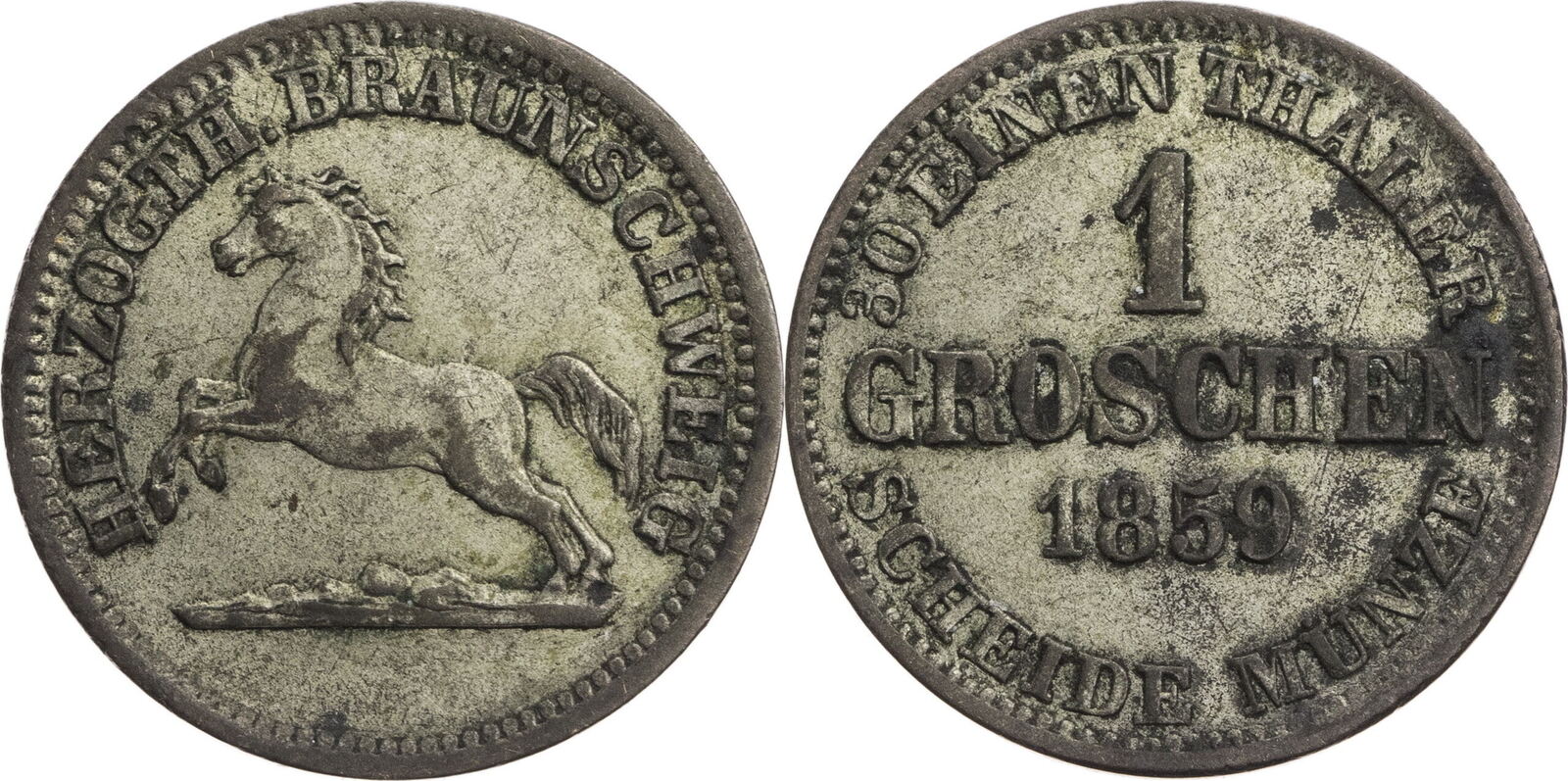 Hannover, Königreich 1 Groschen 1859 B Georg V. 1851-1866 Ss | MA-Shops