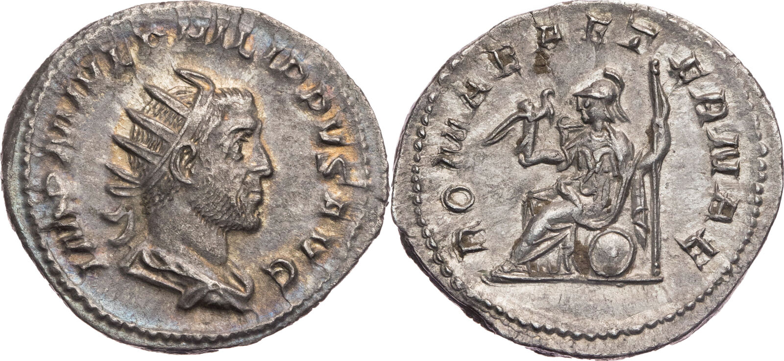 Römische Kaiserzeit Antoninian 247249 n. Chr. Philippus I. Arabs