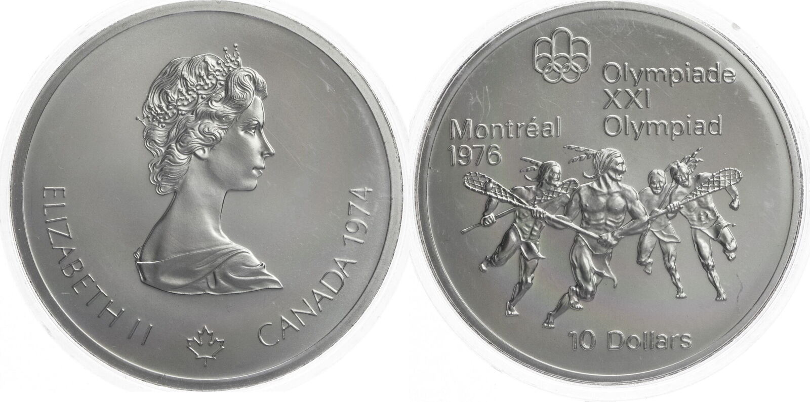 Kanada 10 Dollar 1974 XXI. Olympische Sommerspiele 1976 Montreal