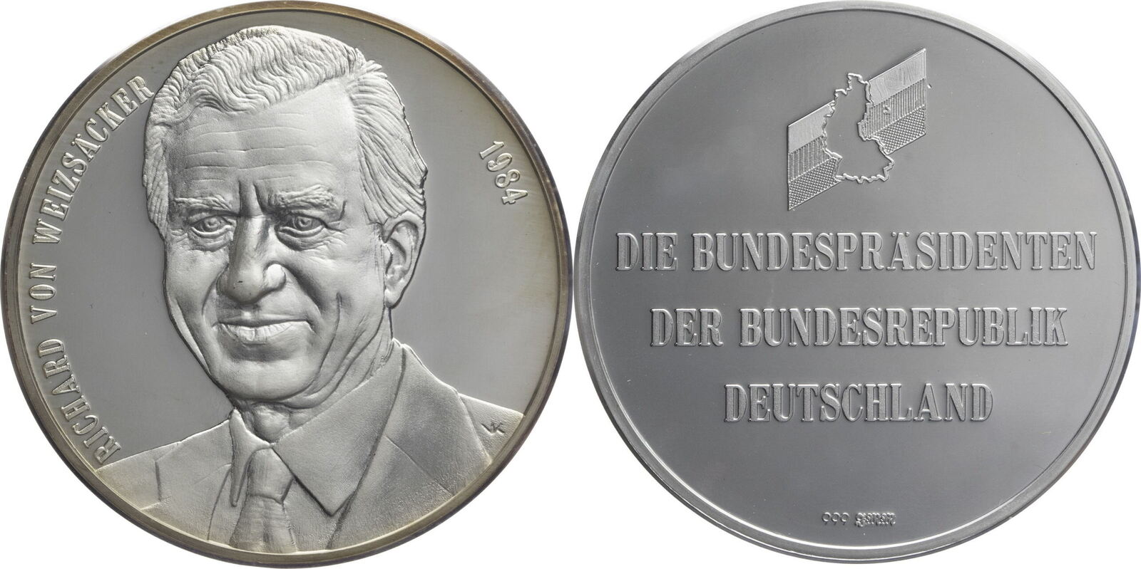 bundesrepublik deutschland medaille 1984 bundespräsident richard von