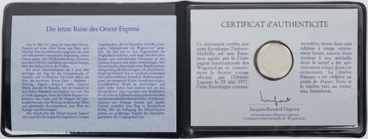 V REPUBLIC Médaille, L’orient express fme_987491 Medals