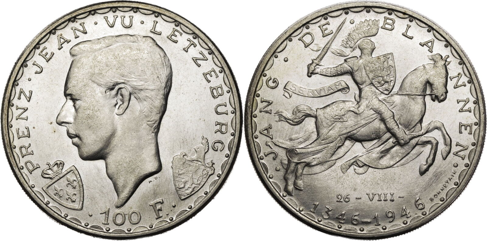 Luxemburg 100 Francs 1946 600 Jahrestag John Der Blinde Vz MA Shops luxemburg-100-francs-1946-600-jahrestag-john-der-blinde-vz-ma-shops