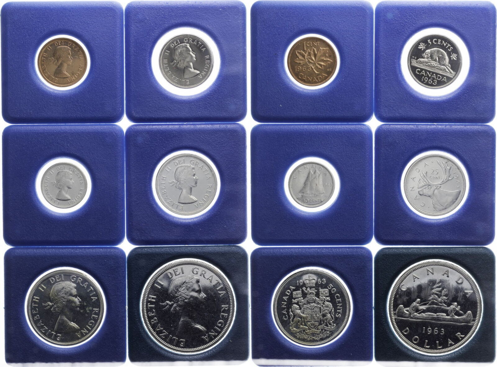 Kanada 1 91 Dollars 1963 Kursm nzensatz KMS Ss vz im M nzr hmchen 