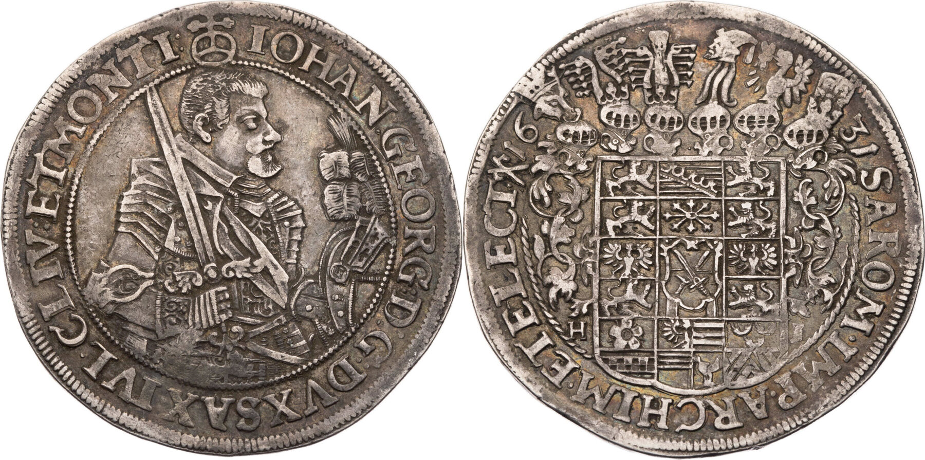 Sachsen, Kurfürstentum Taler 1631 HI Johann I. (16151656
