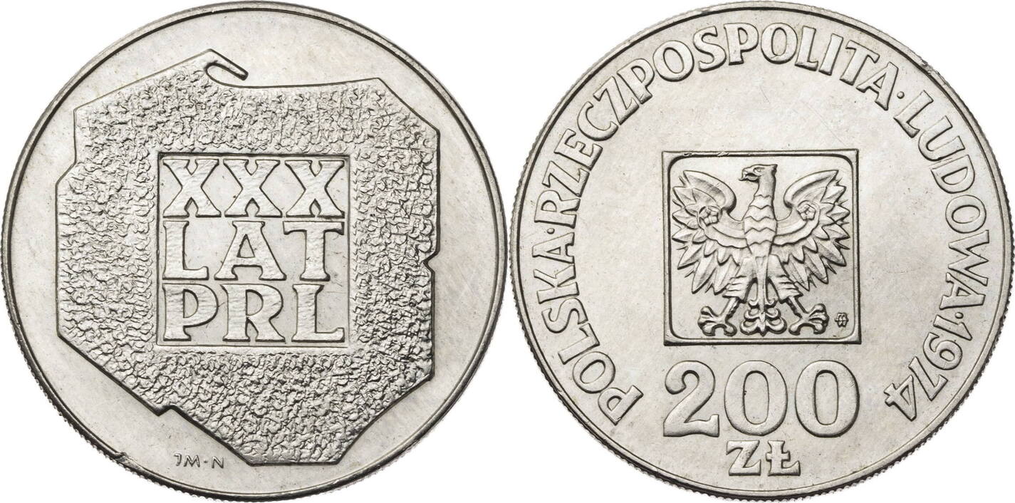 polen-volksrepublik-200-zloty-1974-30-jahre-volksrepublik-polen-vz