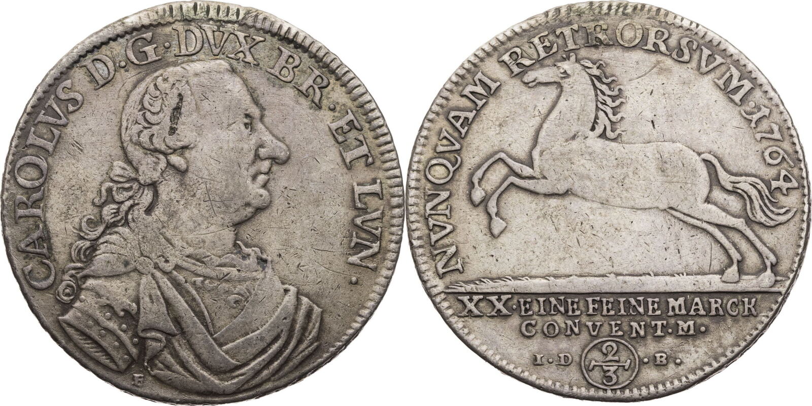 braunschweig-wolfenb-ttel-2-3-taler-1764-idb-karl-i-1735-1780-s-ss