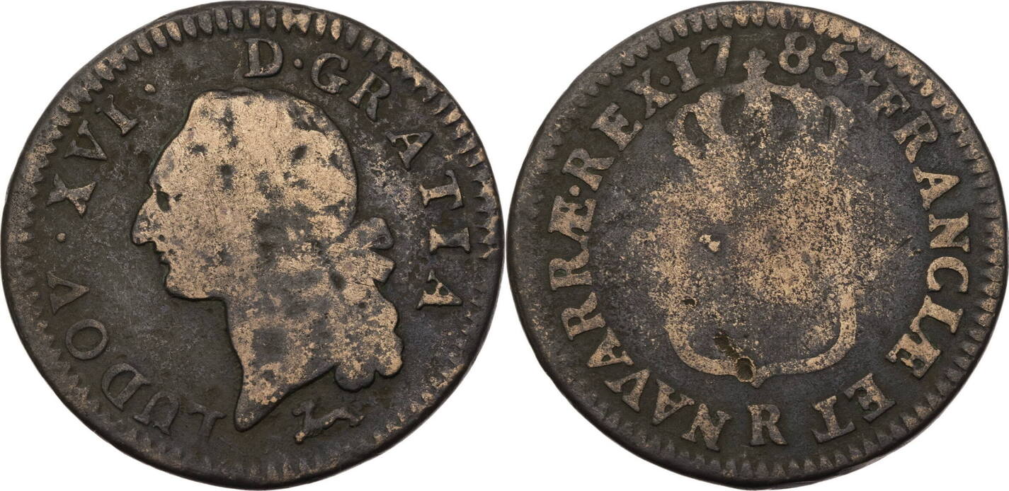 Frankreich 1 Sol 1785 R Ludwig XVI. (17741792) Orléans schön