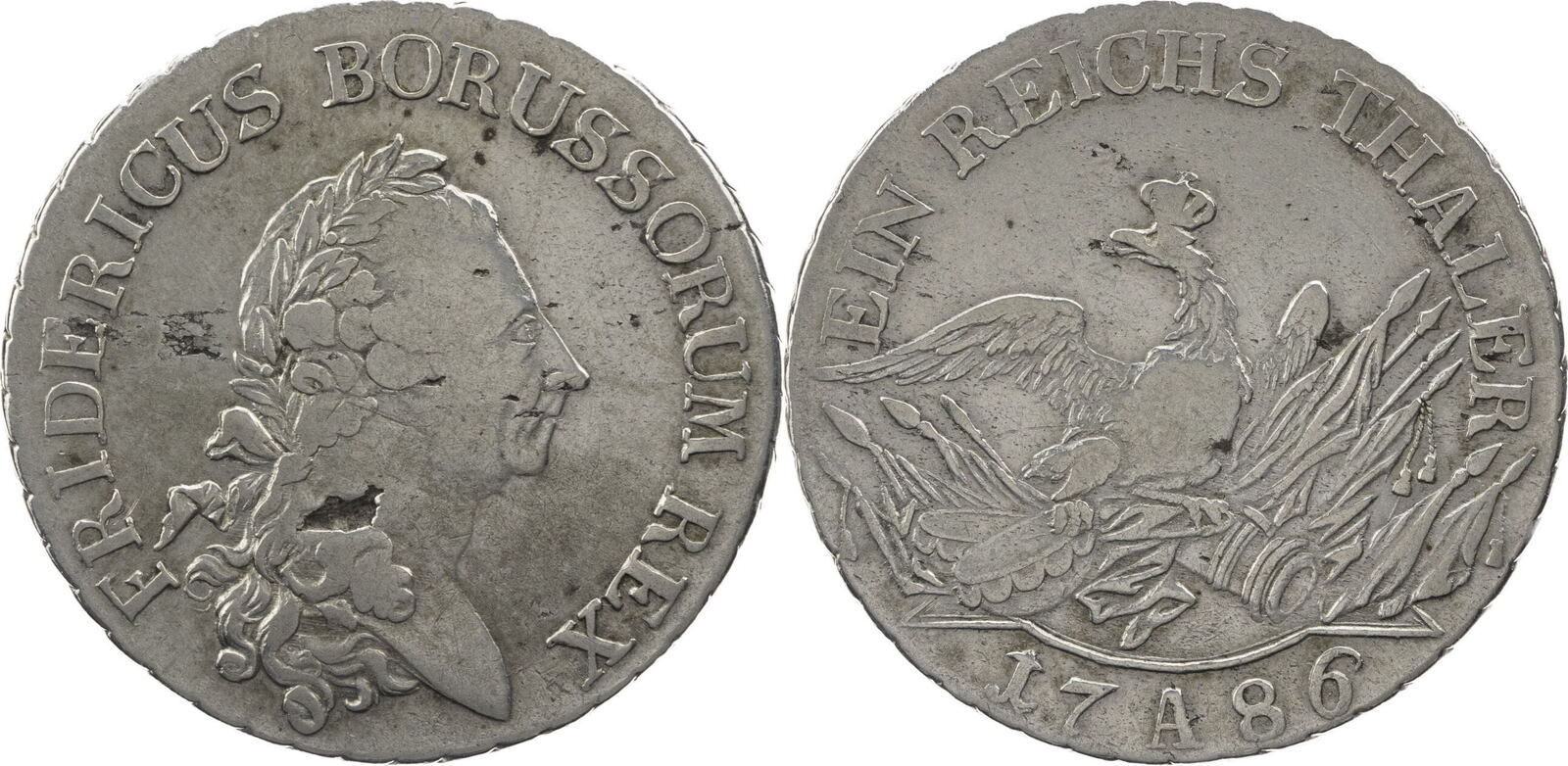 Preussen, Königreich Taler 1786 A Friedrich II. (17401786) sss