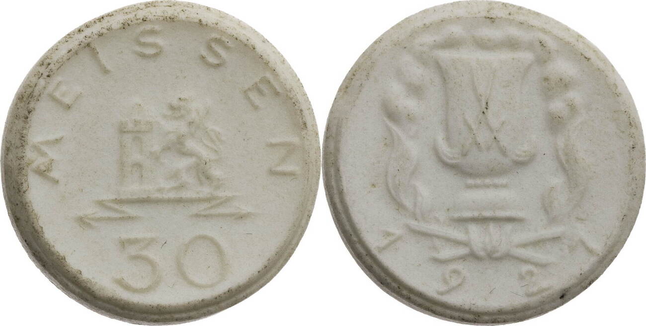 Mei en 30 Pfennig 1921 Notm nze Aus Biskuit Porzellan Ss MA Shops mei-en-30-pfennig-1921-notm-nze-aus-biskuit-porzellan-ss-ma-shops