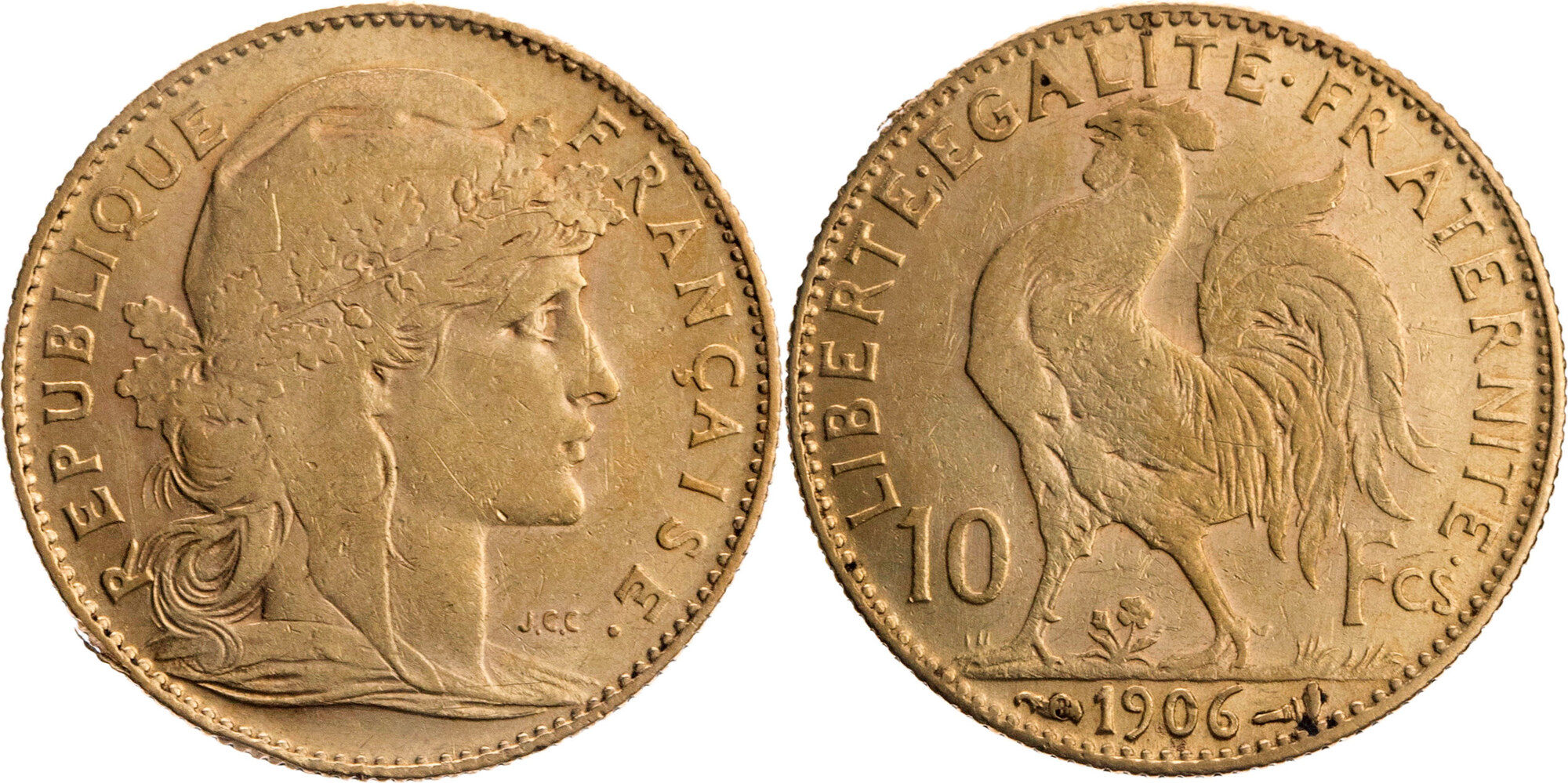 10 francs 1899-1914 (Or), França
