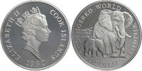Cook Inseln 10 Dollar African Elephants -