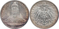 Kaiserreich, Sachsen 3 Mark Völkerschlachtdenkmal -