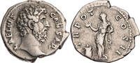 Römische Kaiserzeit Denar Aelius Caesar, Kopf / Pietas an Altar -