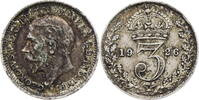 Großbritannien 3 Pence George V. -