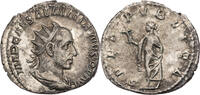 Römische Kaiserzeit Antoninian Aemilianus, Büste / SPES PVBLICA, Spes mit Blüte, R! -