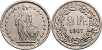 Schweiz 2 Franken Helvetia - Kursmünze (1874-1967) -