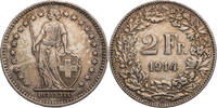 Schweiz 2 Franken Helvetia - Kursmünze (1874-1967) -