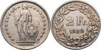 Schweiz 2 Franken Helvetia - Kursmünze (1874-1967) -
