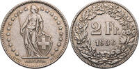 Schweiz 2 Franken Helvetia - Kursmünze (1875-1967) -