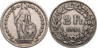 Schweiz 2 Franken Helvetia - Kursmünze (1874-1967) -