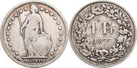 Schweiz 1 Franken Helvetia - Kursmünze (1875-1967) -