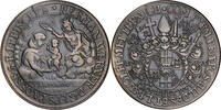 Paderborn Medaille Medaille nach dem Taler von Hermann Werner von Wolf-Metternich (1683-1704) -