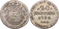 Paderborn, Bistum 20 Kreuzer Wilhelm Anton von Asseburg (1763-1782), selteneres Jahr! -