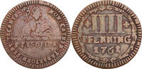 Paderborn, Bistum 4 Pfennig Sedisvakanz (1761-1763) -