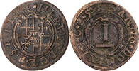 Paderborn, Bistum 1 1/2 Pfennige Hermann Werner von Metternich (1683-1704), selten! -