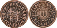 Paderborn, Bistum 3 Pfennig Hermann Werner von Metternich (1683-1704) -