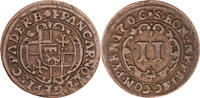 Paderborn, Bistum 2 Pfennig Franz Arnold von Metternich (1704-1718) -