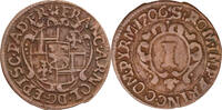 Paderborn, Bistum 1 Pfennig Franz Arnold von Metternich (1704-1718) -